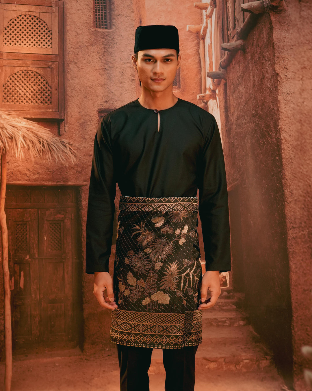 Purnama Instant Sampin Adult - Black & Gold