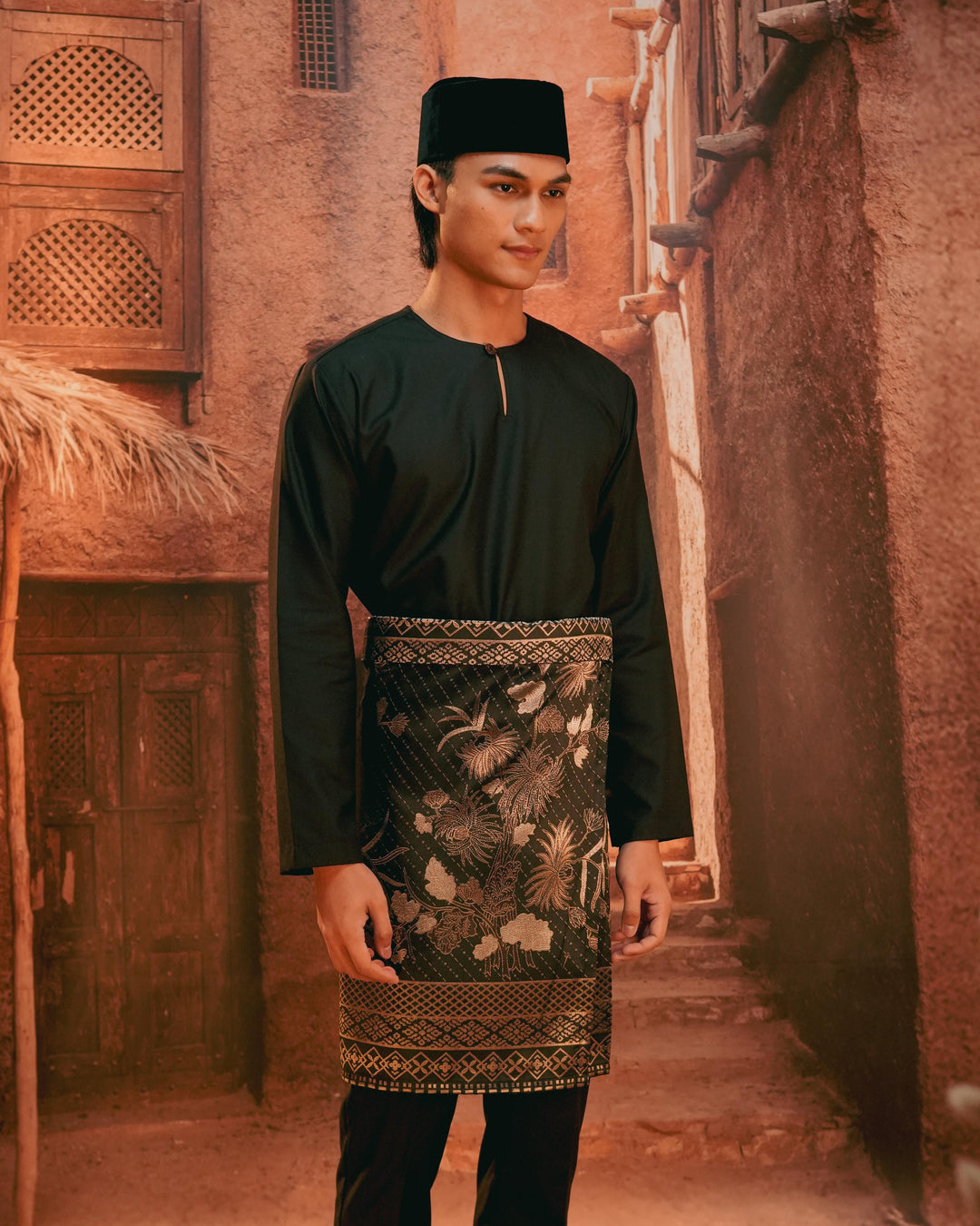 Purnama Instant Sampin Adult - Black & Gold