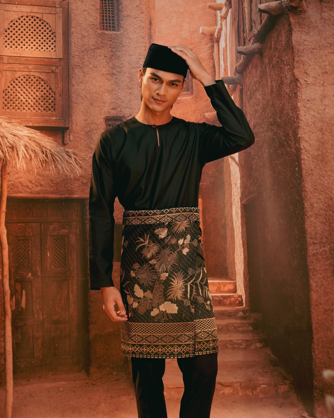 Purnama Instant Sampin Adult - Black & Gold