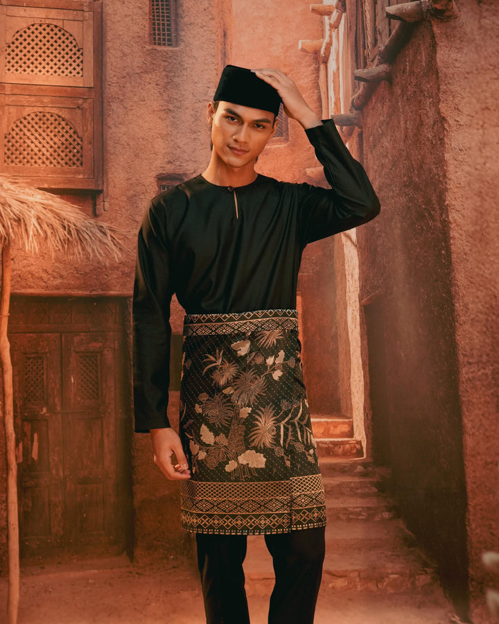 Purnama Instant Sampin Adult - Black & Gold