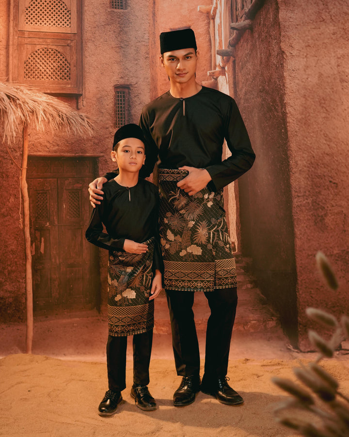 Purnama Instant Sampin Adult - Black & Gold