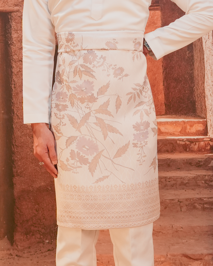 Seri Kenanga Original Sampin Adult - Soft Purple & Gold