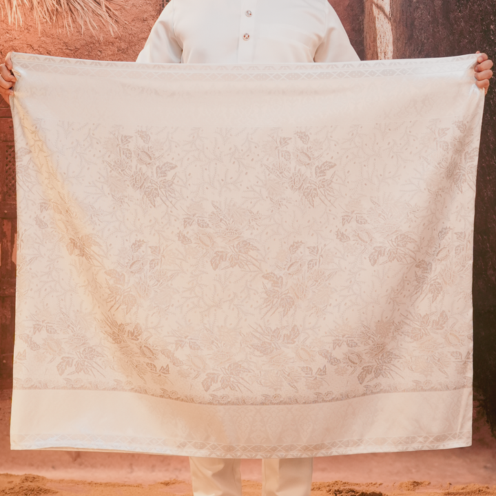 Seri Istana Original Sampin Adult -Offwhite & Silver