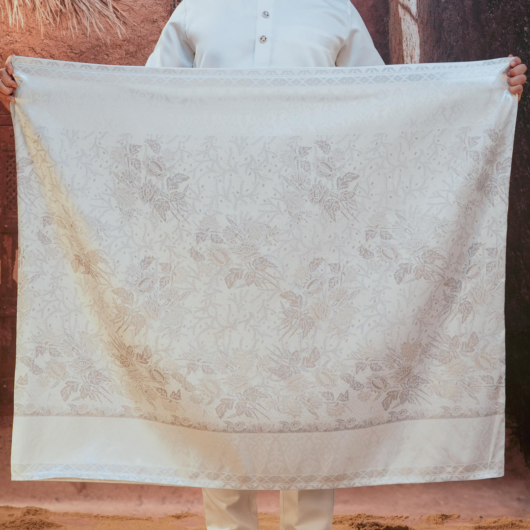 Seri Istana Original Sampin Adult - Offwhite & Silver - SampinExclusiveMy