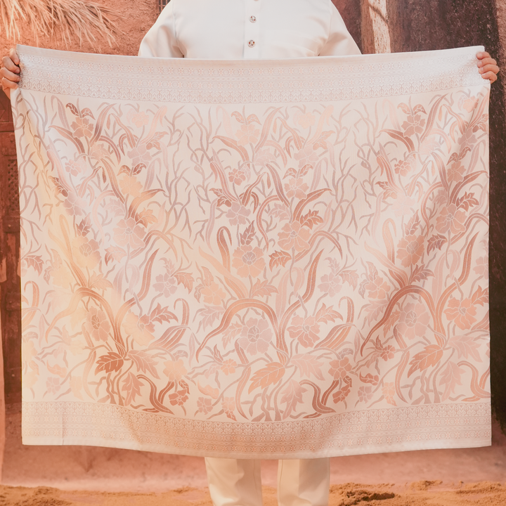 Anyaman Lestari Original Sampin Adult - Soft Pink & Purple