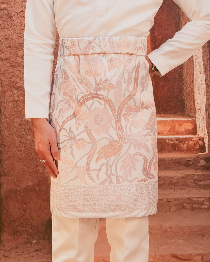 Anyaman Lestari Original Sampin Adult - Soft Pink & Purple