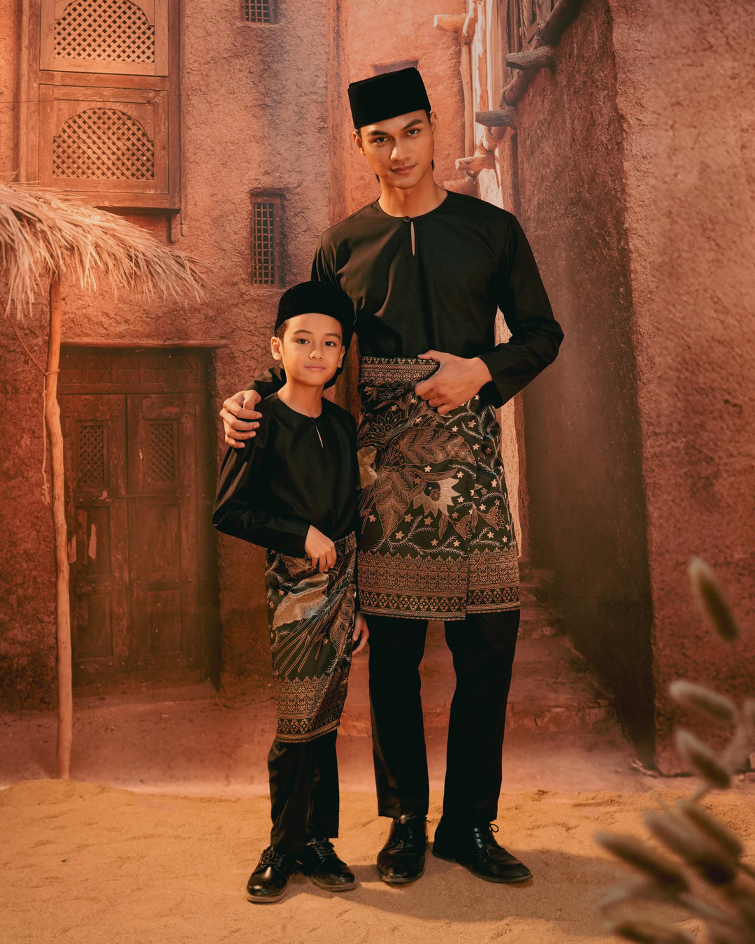 Bunga Seri Instant Sampin Kid - Black & Gold