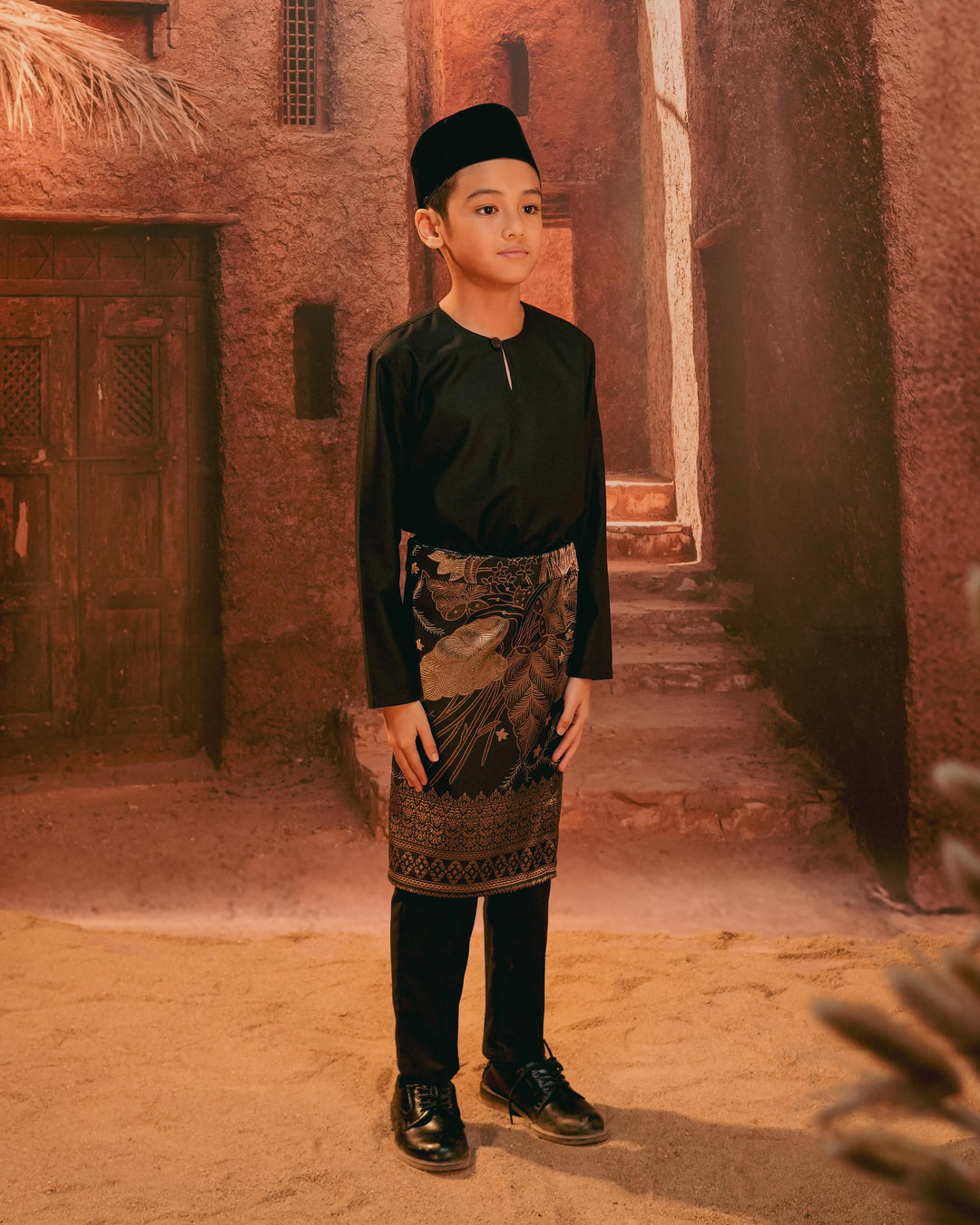 Bunga Seri Instant Sampin Kid - Black & Gold