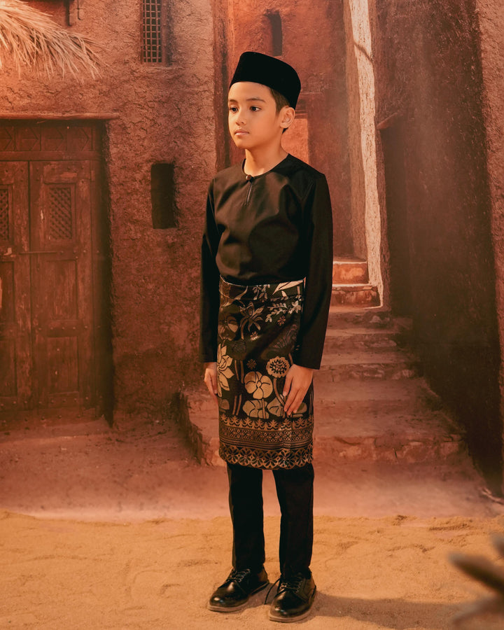 Rimba Hijau Instant Sampin Kid - Black & Gold