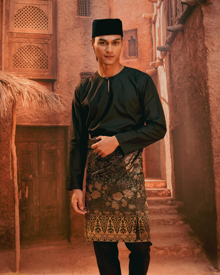 Seri Istana Instant Sampin Adult - Black & Gold