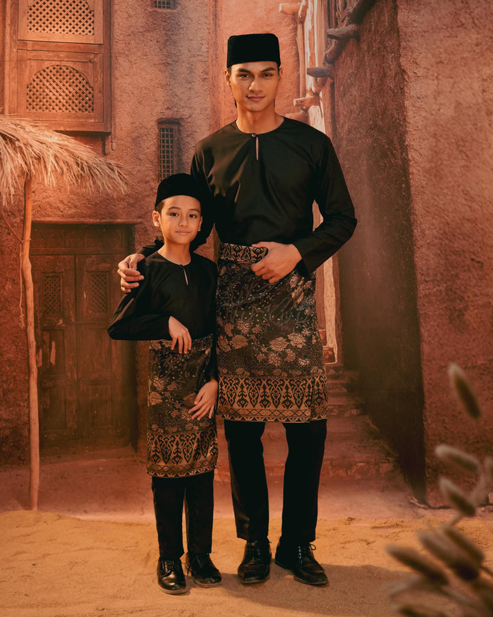 Seri Istana Instant Sampin Kid - Black & Gold