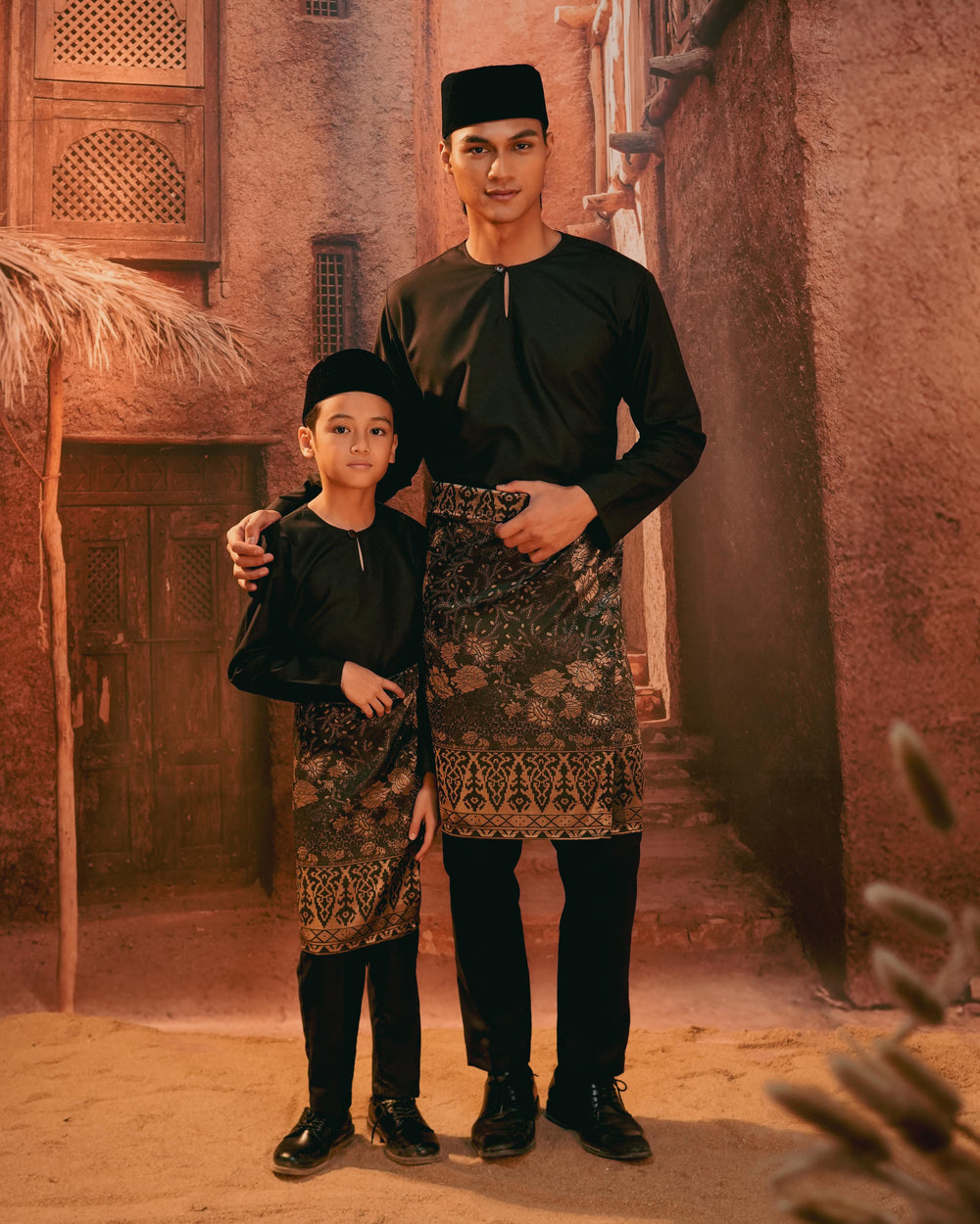 Seri Istana Instant Sampin Adult - Black & Gold - SampinExclusiveMy