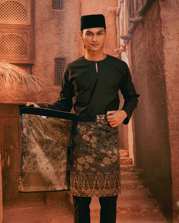 Seri Istana Instant Sampin Adult - Black & Gold