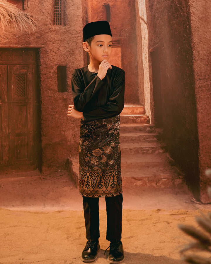 Seri Istana Instant Sampin Kid - Black & Gold