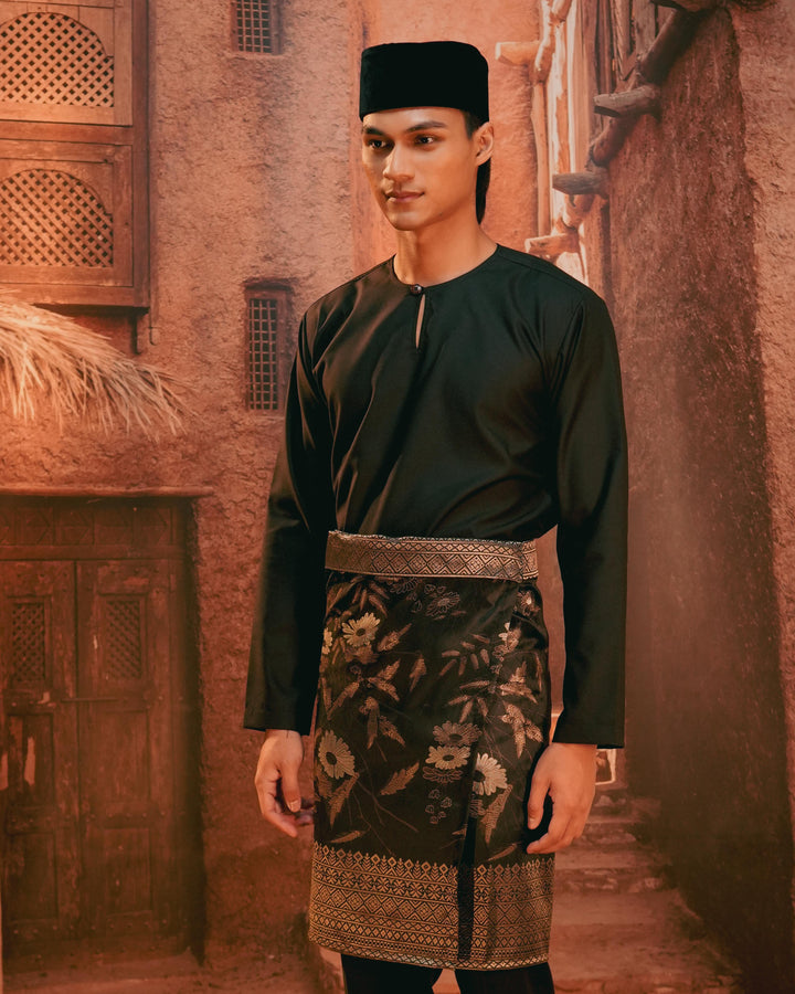 Seri Kenanga Instant Sampin Adult - Black & Gold