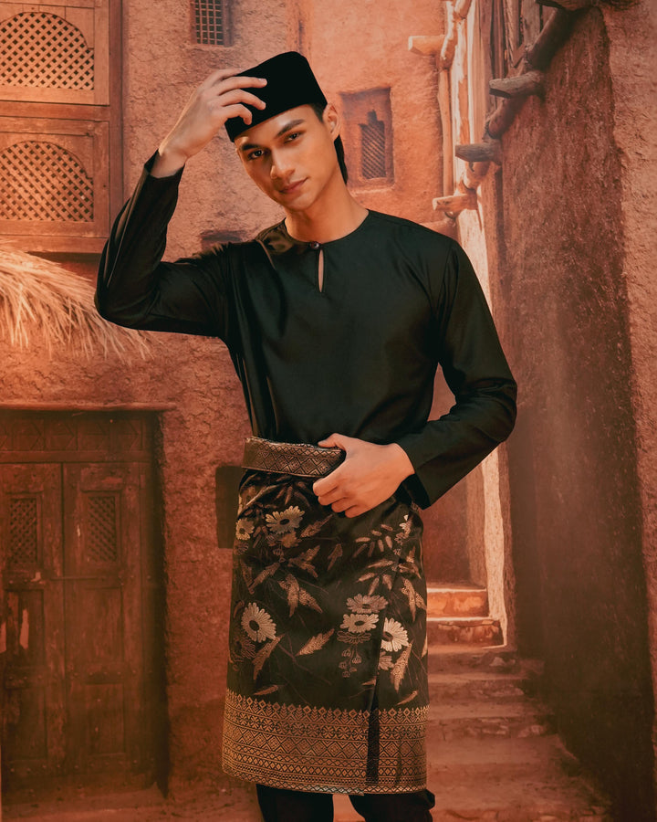 Seri Kenanga Instant Sampin Adult - Black & Gold