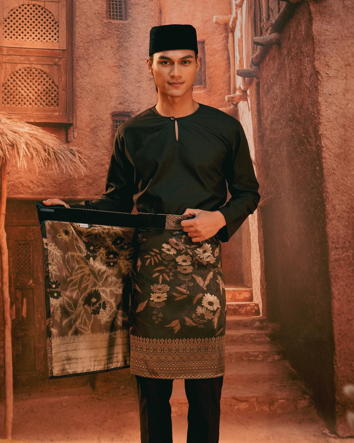 Seri Kenanga Instant Sampin Adult - Black & Gold