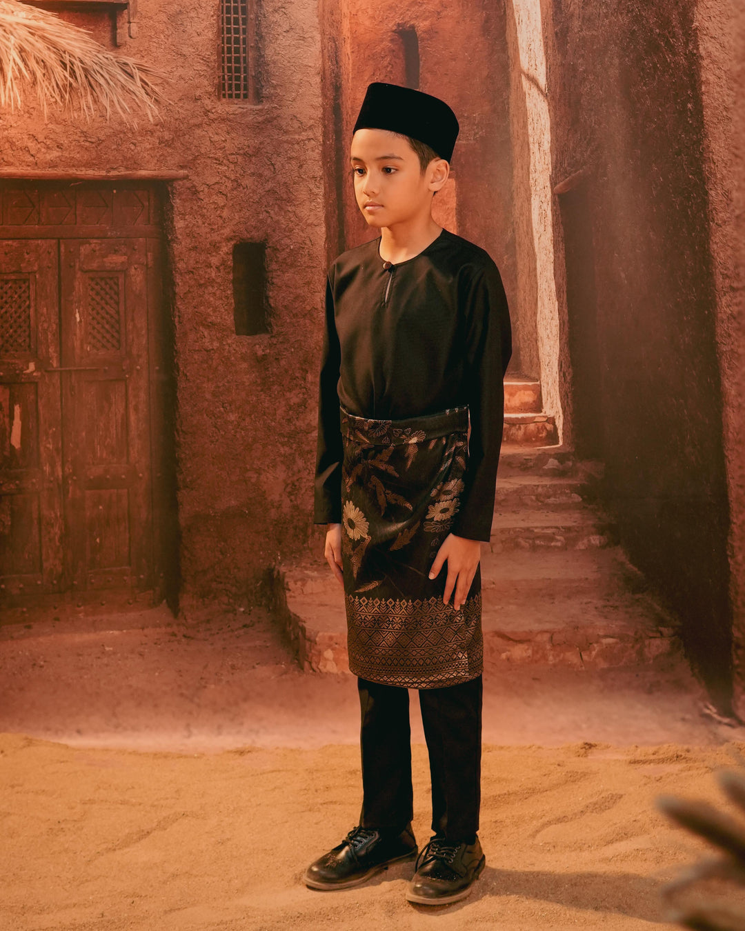 Seri Kenanga Instant Sampin Kid - Black & Gold