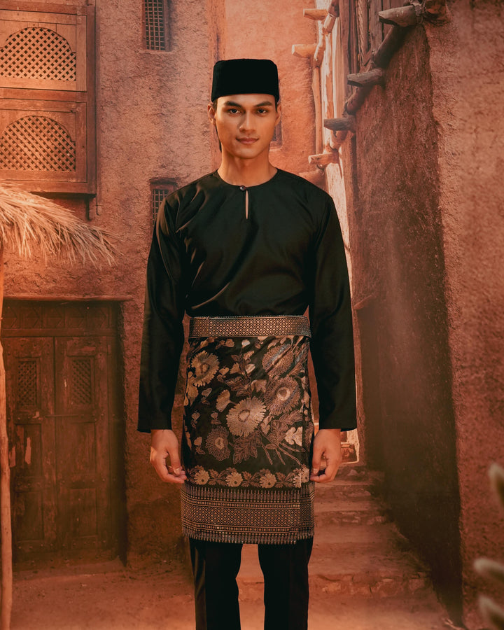 Kekwa Warisan Instant Sampin Adult - Black & Gold