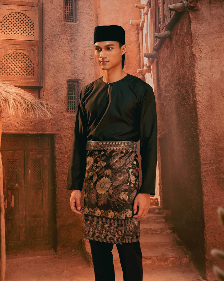 Kekwa Warisan Instant Sampin Adult - Black & Gold