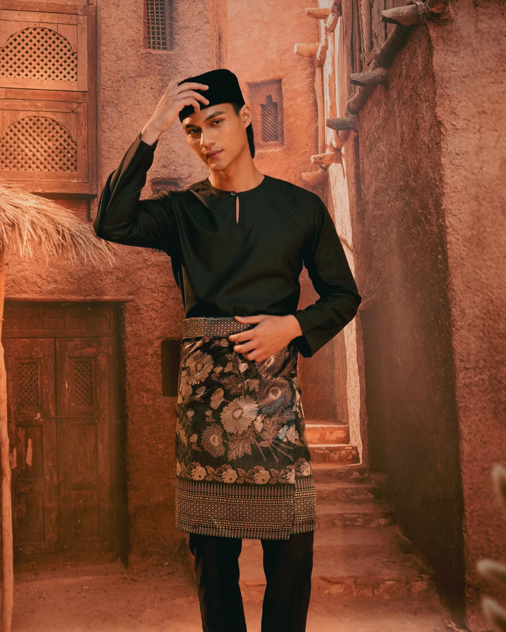 Kekwa Warisan Instant Sampin Adult - Black & Gold