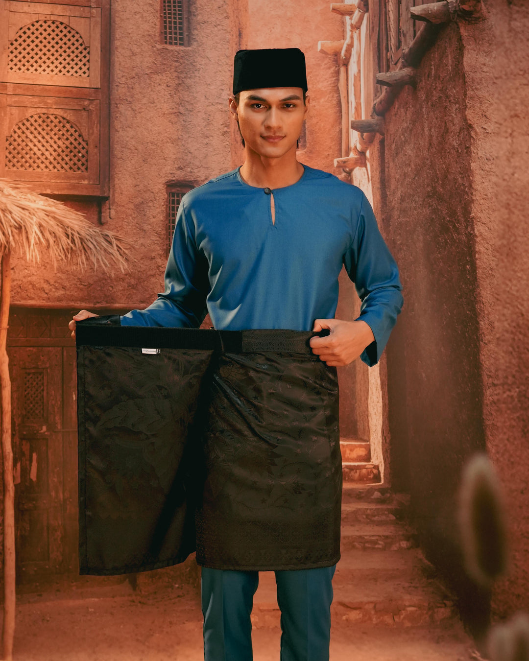 Bunga Seri Instant Sampin Adult - Black & Black