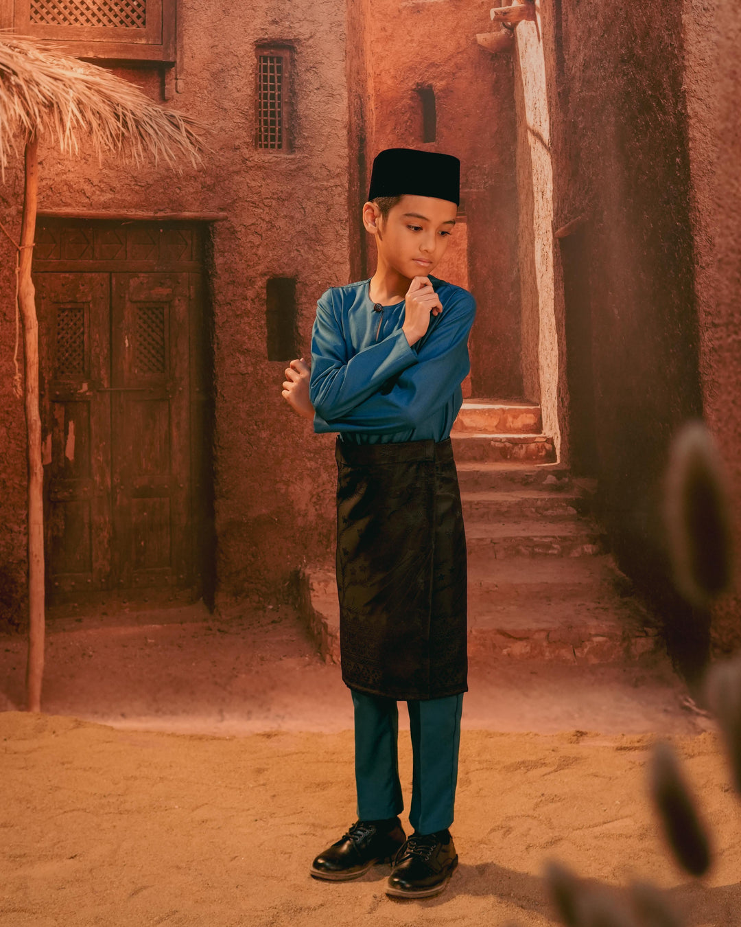 Bunga Seri Instant Sampin Kid - Black & Black