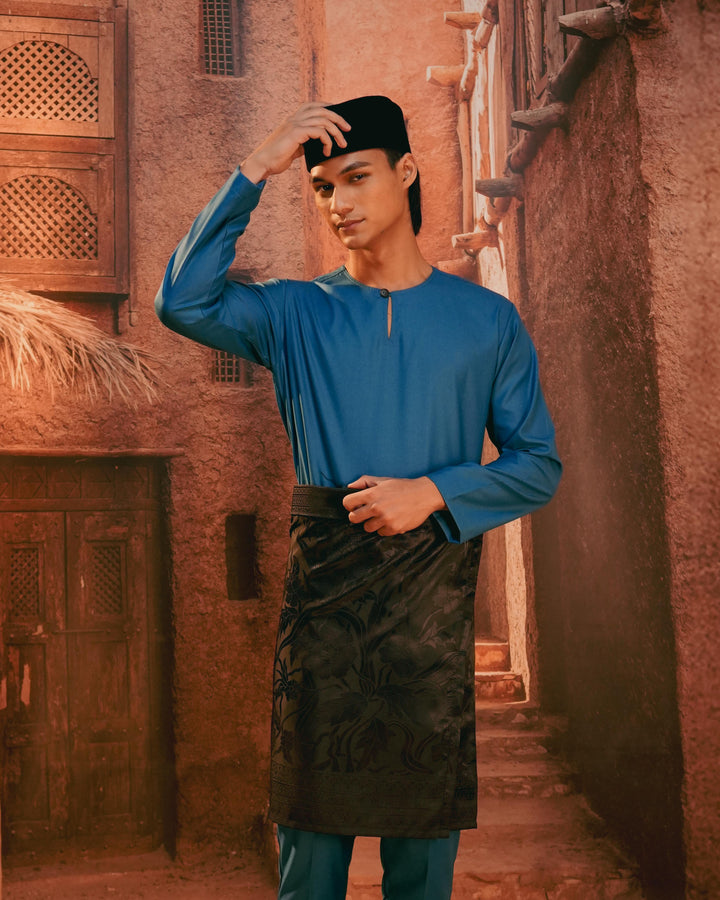 Anyaman Lestari Instant Sampin Adult - Black & Black