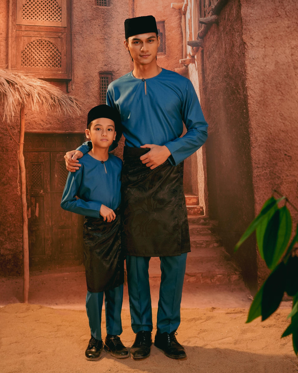 Anyaman Lestari Instant Sampin Adult - Black & Black - SampinExclusiveMy