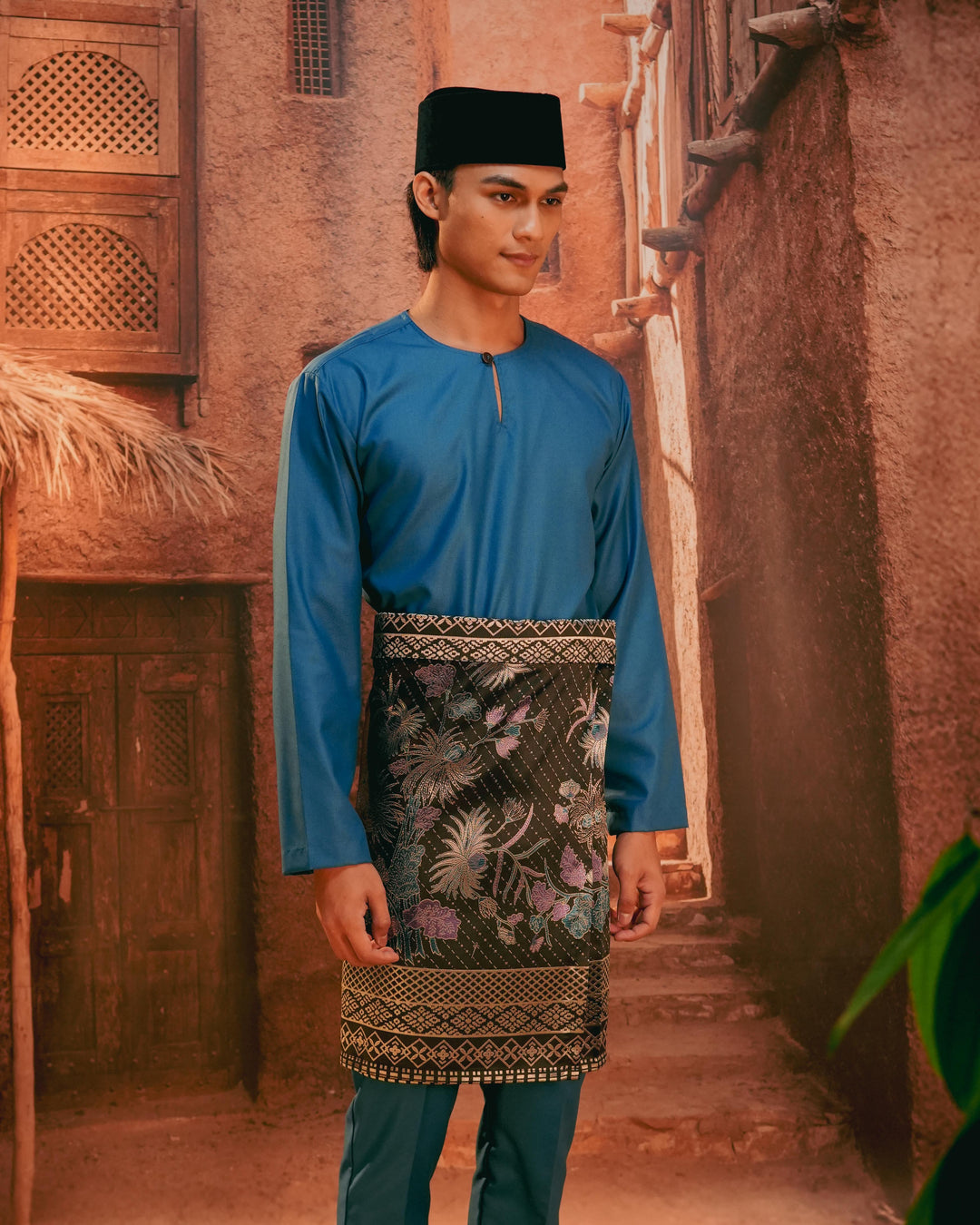 Purnama Instant Sampin Adult - Purple & Blue