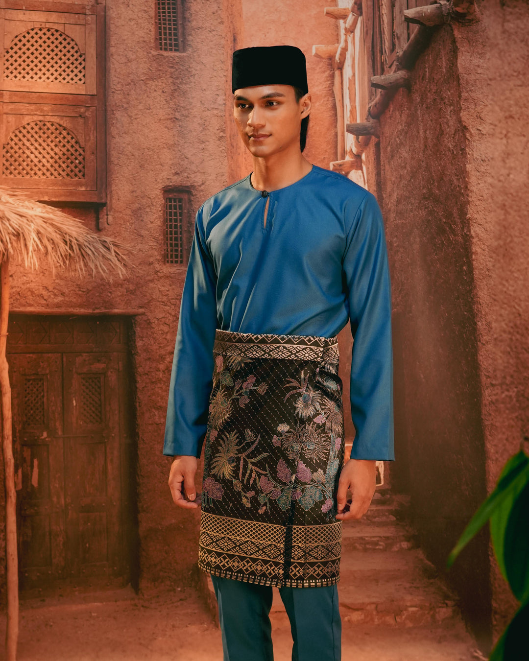 Purnama Instant Sampin Adult - Purple & Blue