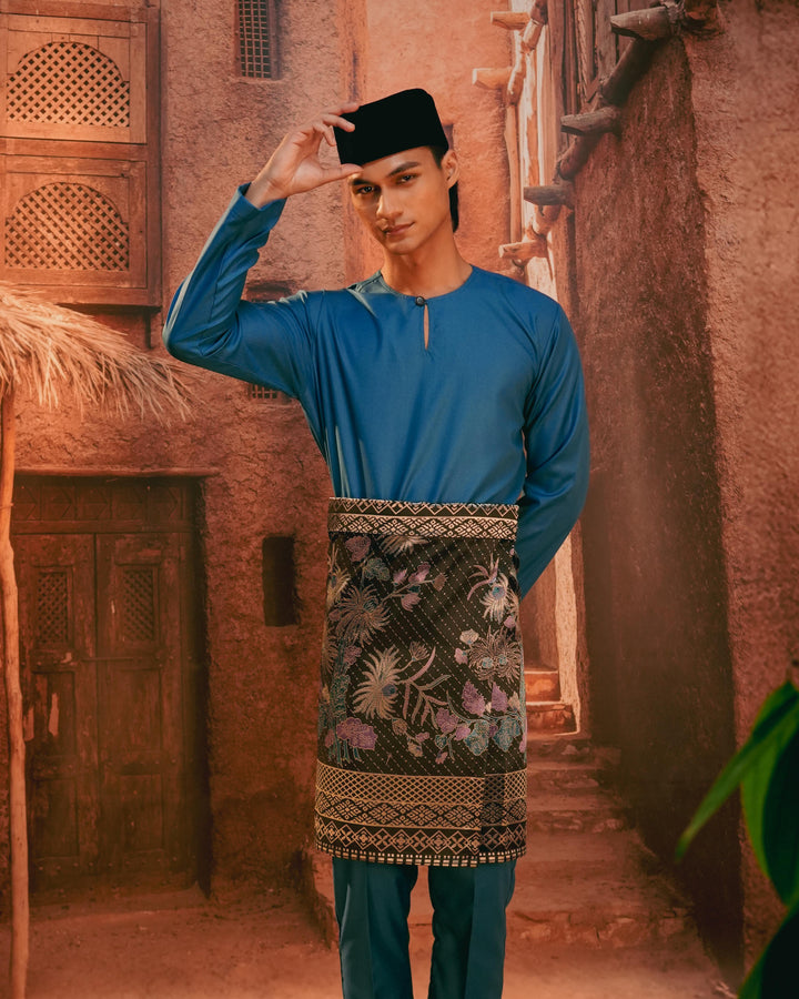 Purnama Instant Sampin Adult - Purple & Blue