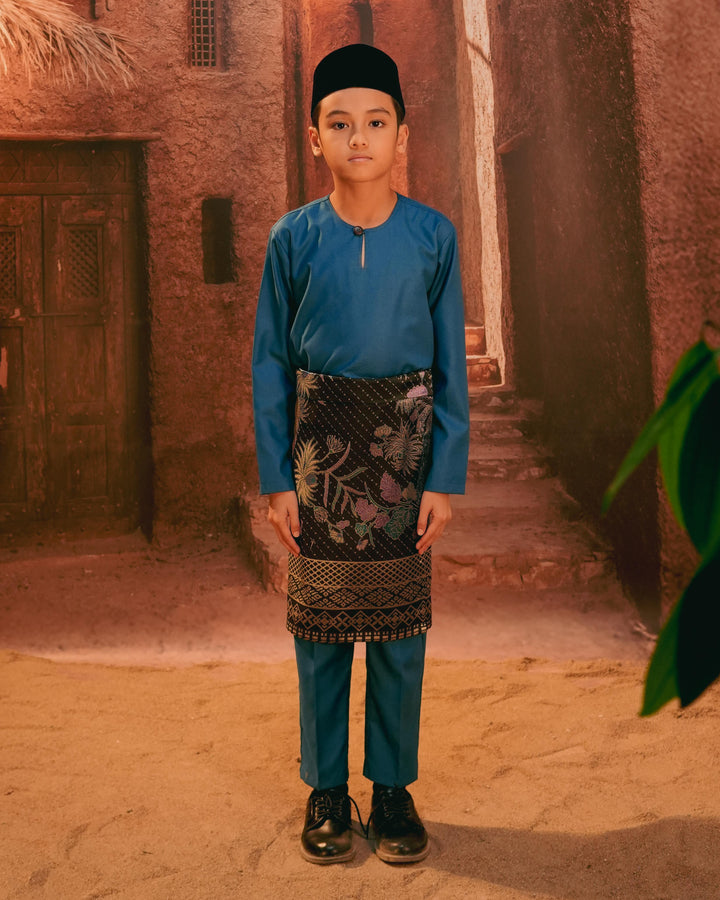 Purnama Instant Sampin Kid - Purple & Blue