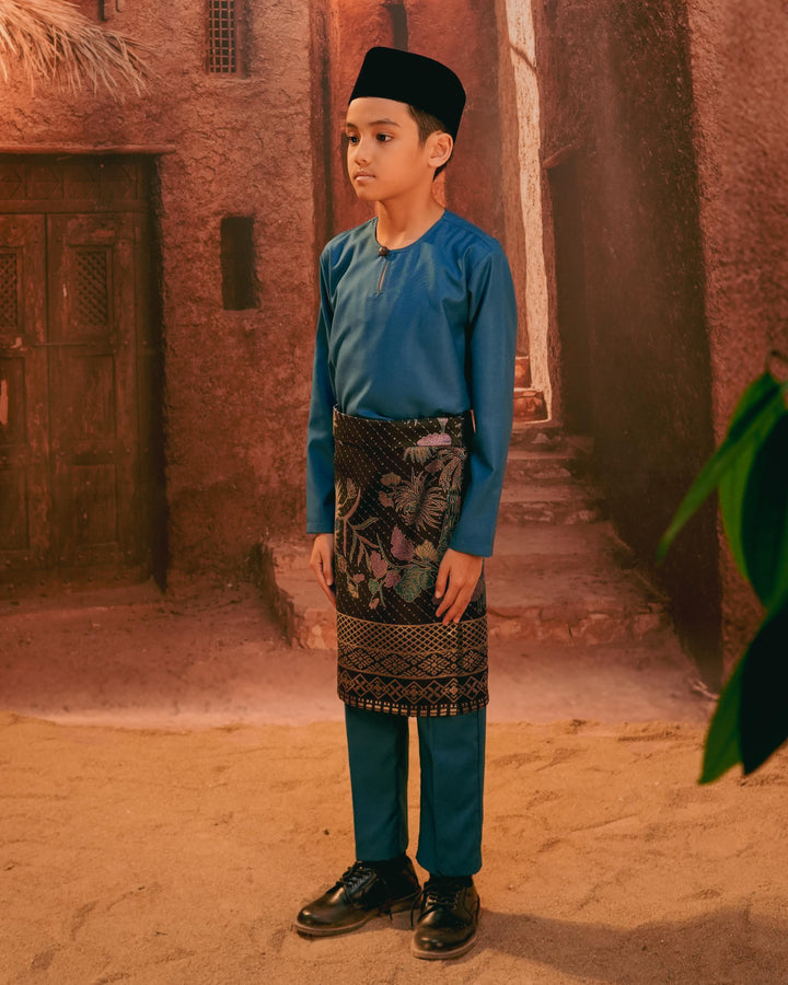 Purnama Instant Sampin Kid - Purple & Blue