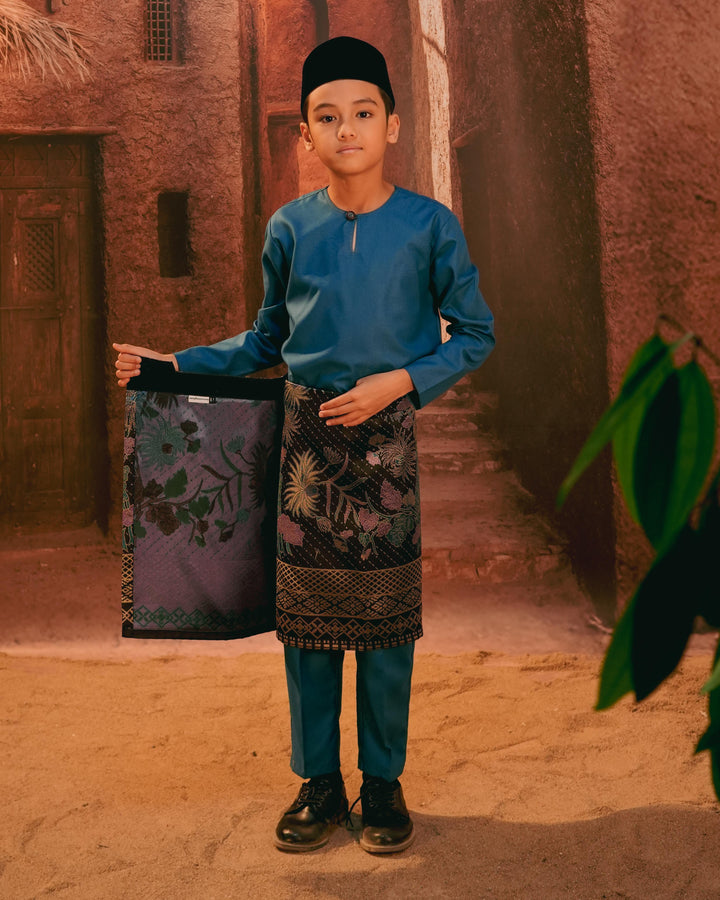 Purnama Instant Sampin Kid - Purple & Blue