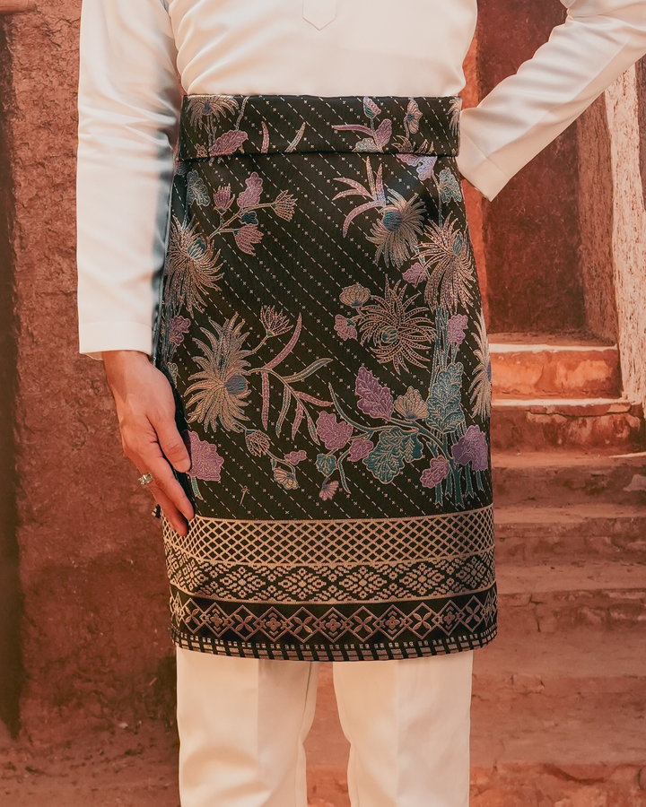 Purnama Original Sampin Adult - Purple & Blue