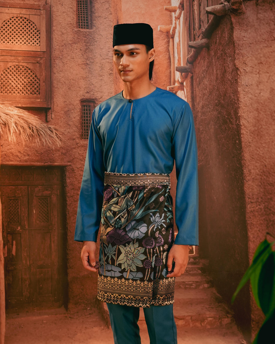 Rimba Hijau Instant Sampin Adult - Blue & Purple