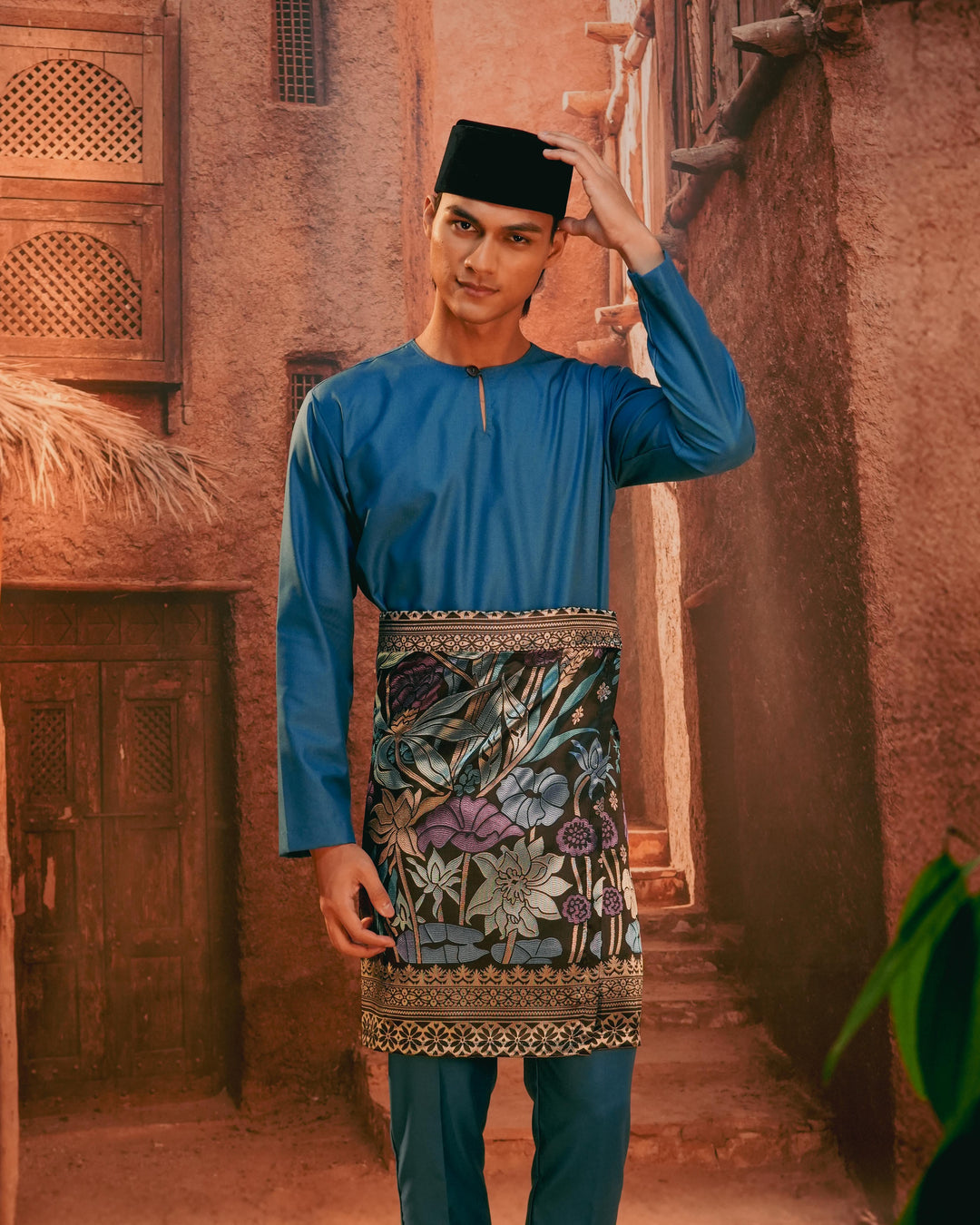 Rimba Hijau Instant Sampin Adult - Blue & Purple