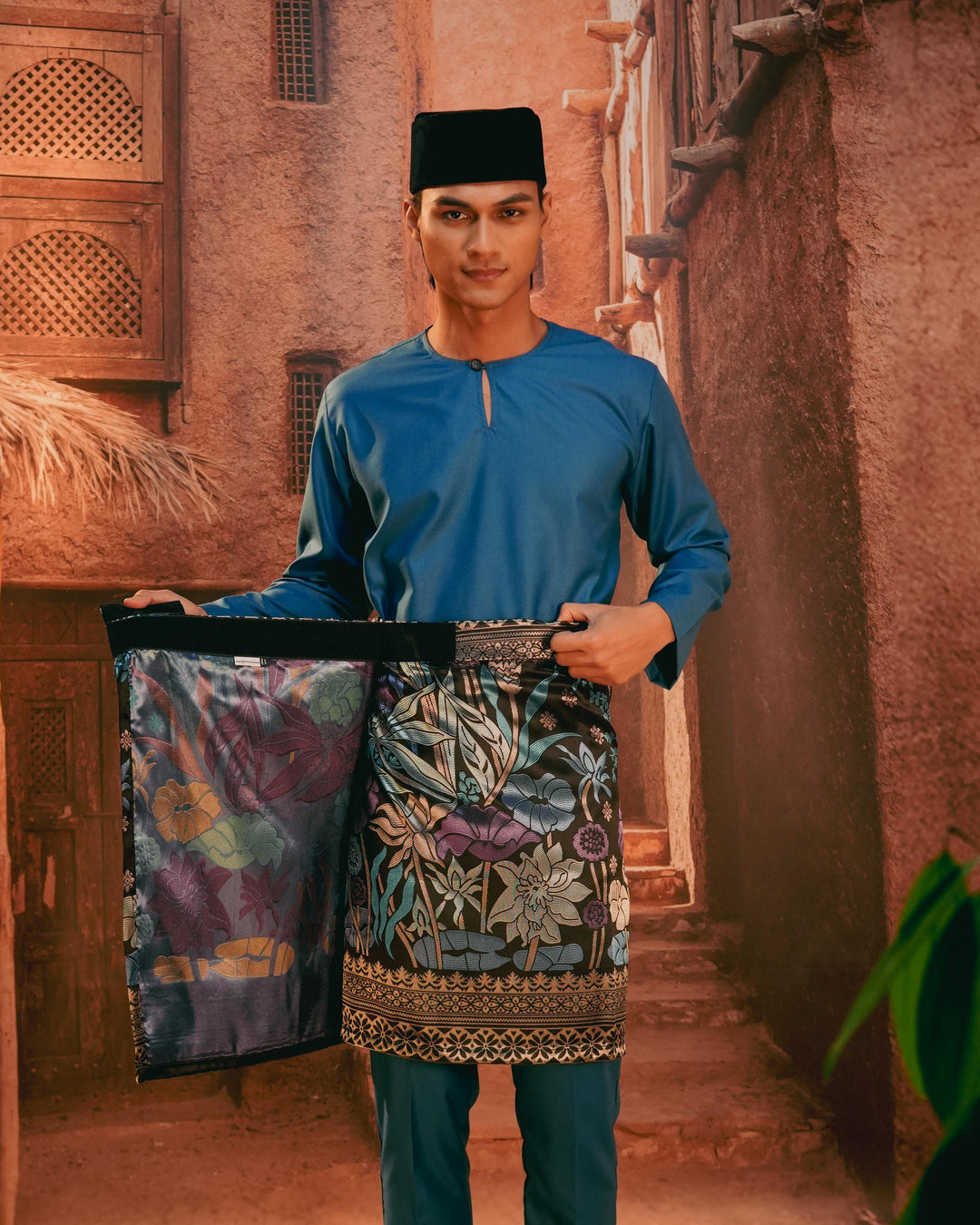 Rimba Hijau Instant Sampin Adult - Blue & Purple