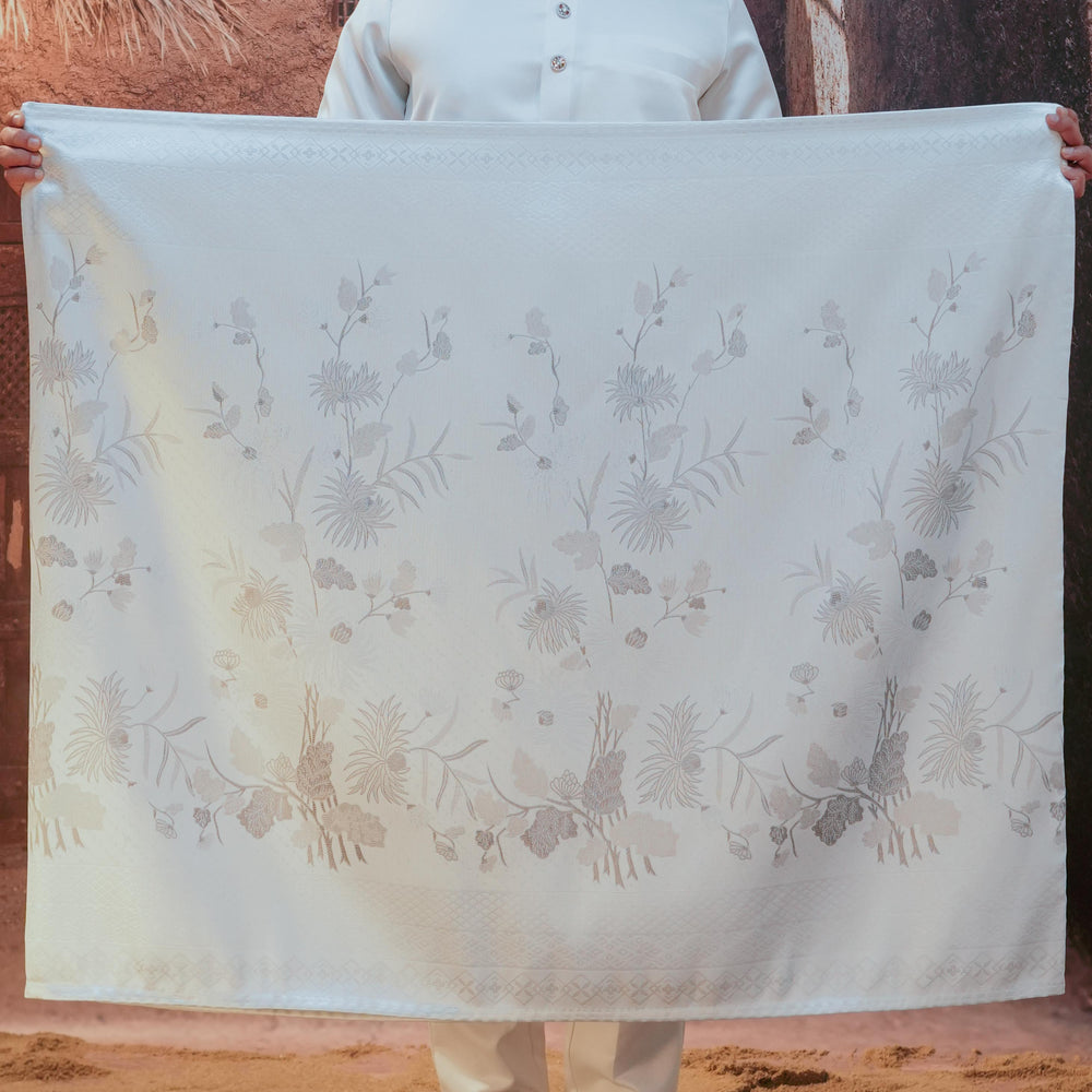 Purnama Original Sampin Adult - Offwhite & Silver - SampinExclusiveMy