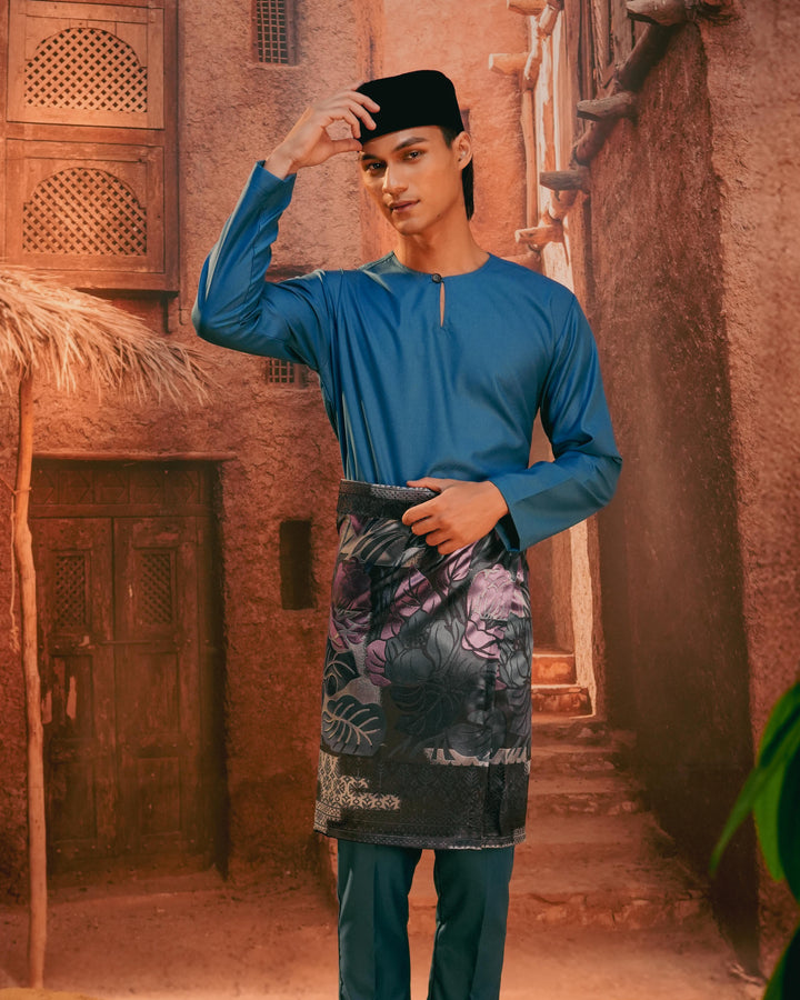 Leka Pantai Instant Sampin Adult - Blue & Purple