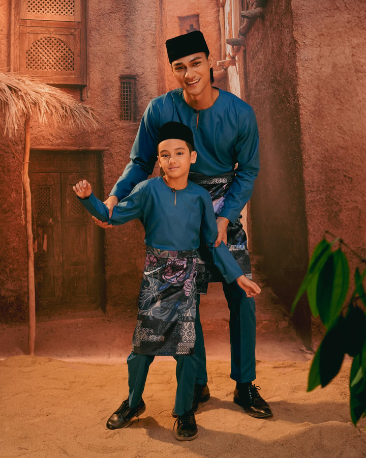 Leka Pantai Instant Sampin Adult - Blue & Purple