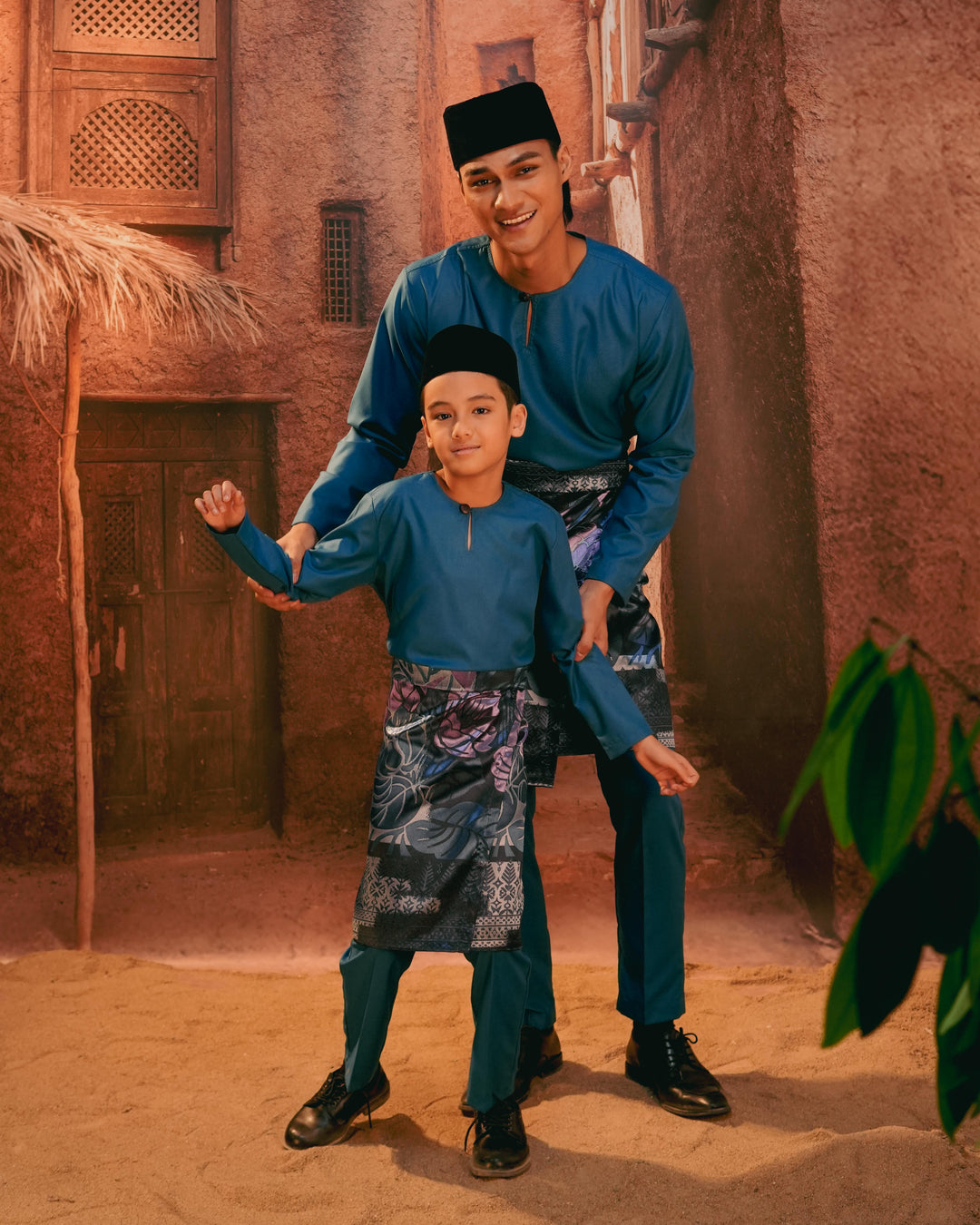 Leka Pantai Instant Sampin Kid - Blue & Purple