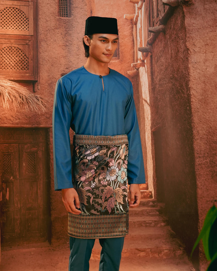 Bunga Raya Instant Sampin Adult - Blue & Purple