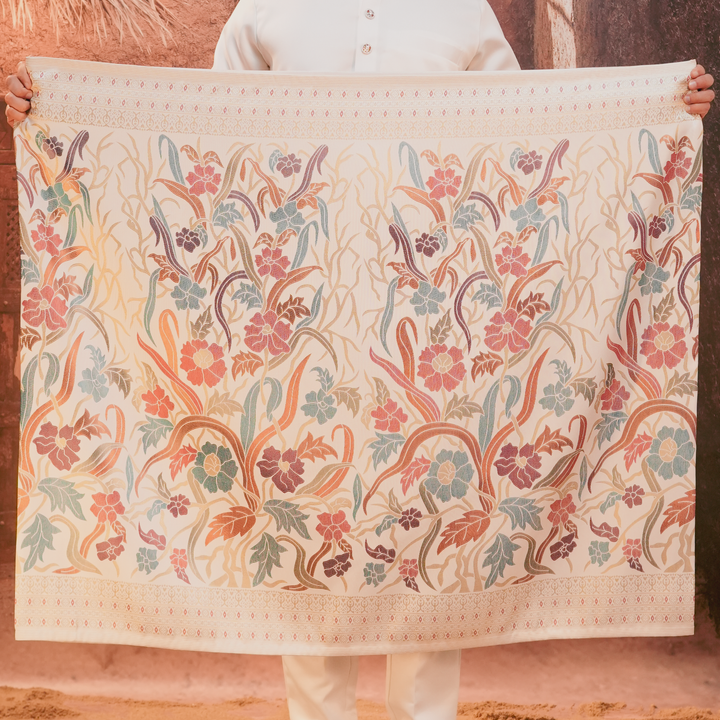 Anyaman Lestari Original Sampin Adult - Offwhite & Mix