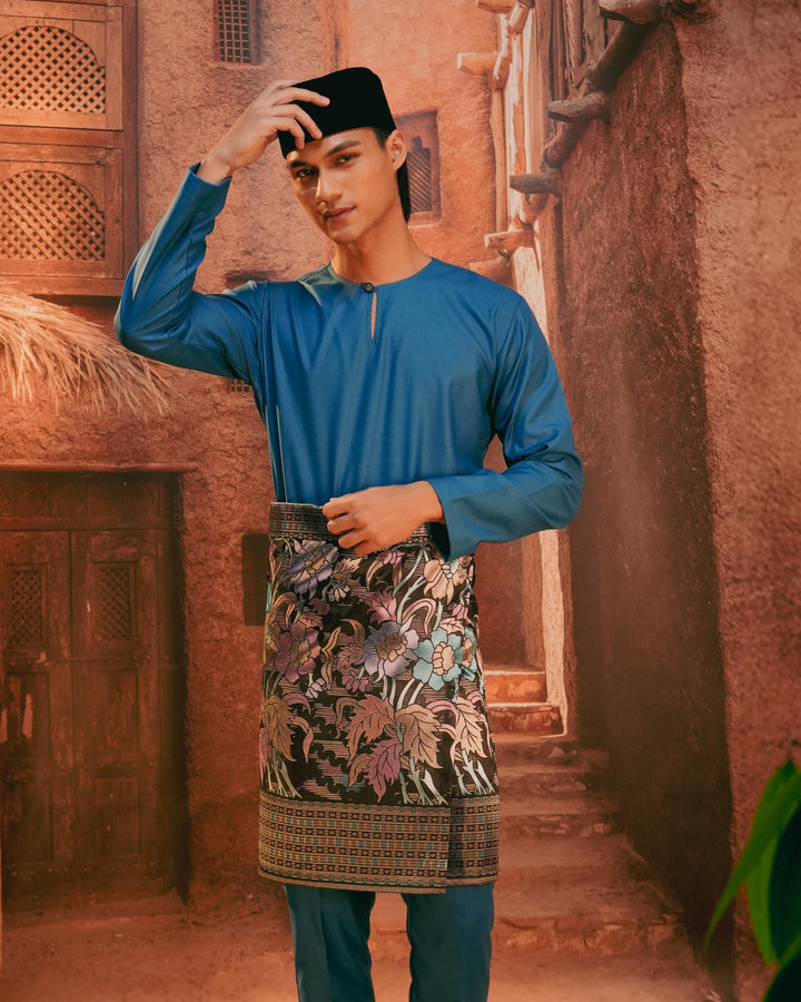 Bunga Raya Instant Sampin Adult - Blue & Purple