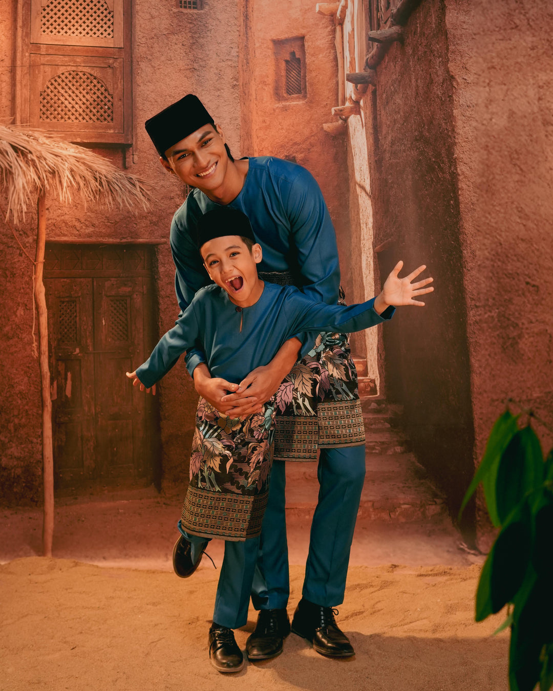 Bunga Raya Instant Sampin Kid - Blue & Purple