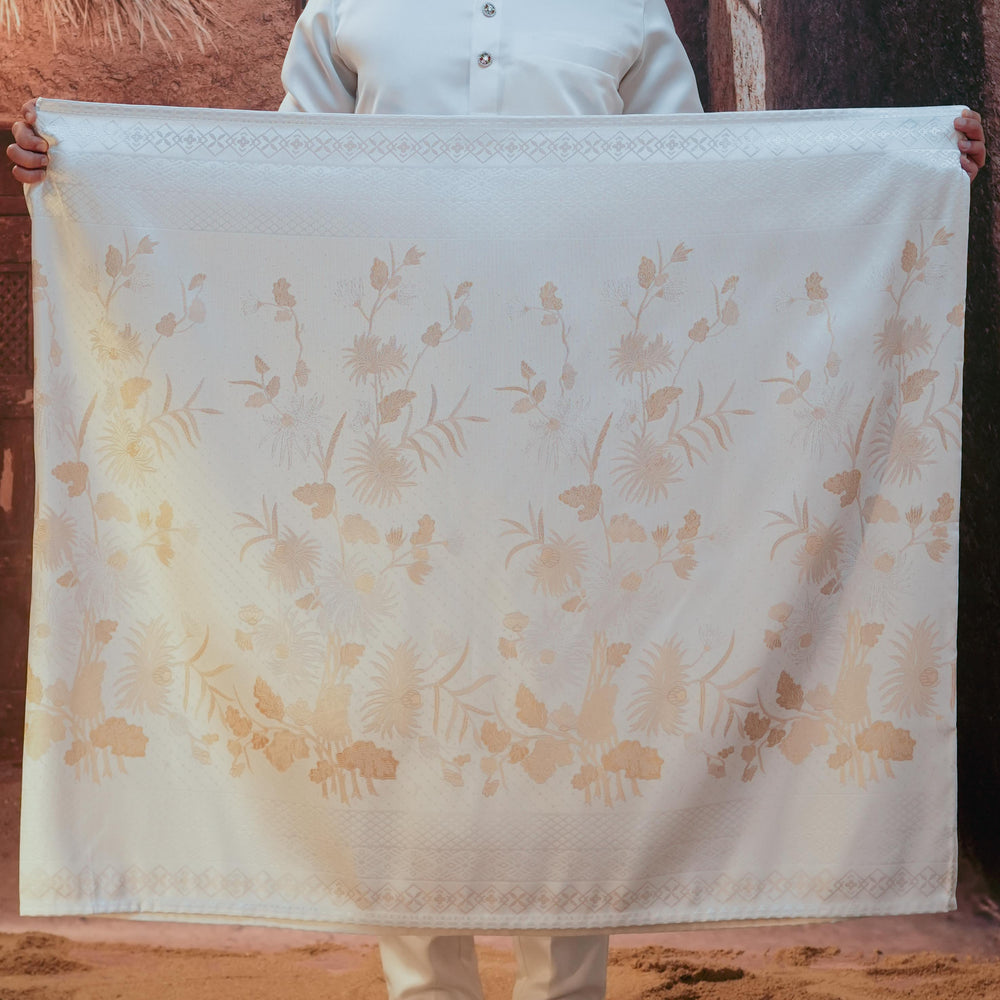 Purnama Original Sampin Adult - Offwhite & Gold - SampinExclusiveMy