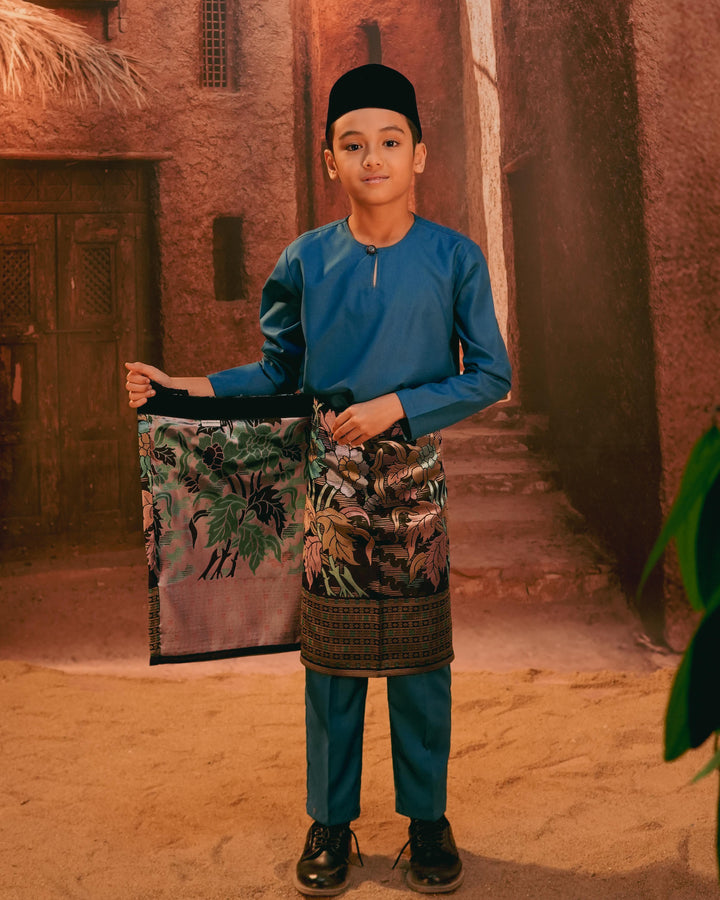 Bunga Raya Instant Sampin Kid - Blue & Purple