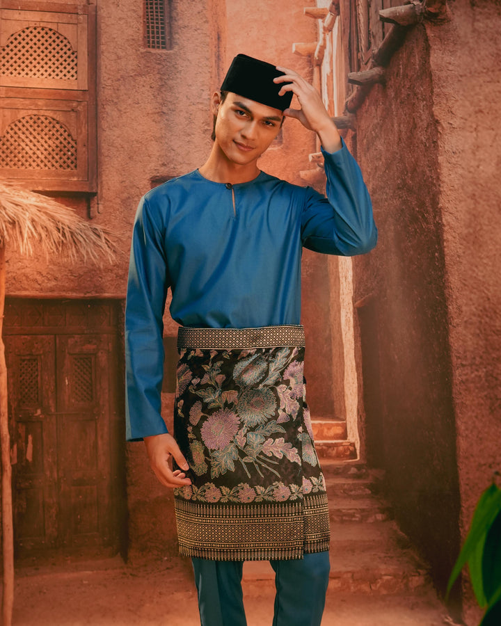 Kekwa Warisan Instant Sampin Adult - Purple & Blue